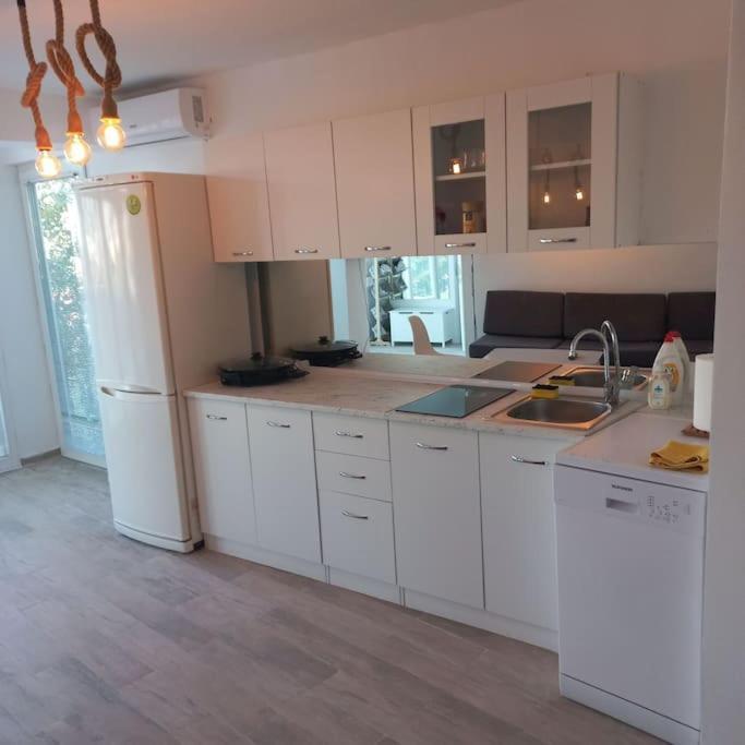 Lovely 1- Bedroom Condo Close To Downtown 斯科普里 外观 照片